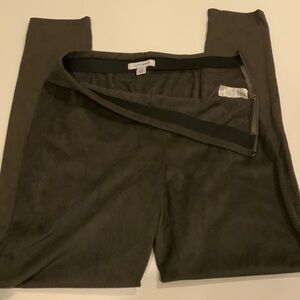 Women’s Dark Brown Pure Navy Pants w/ side zip